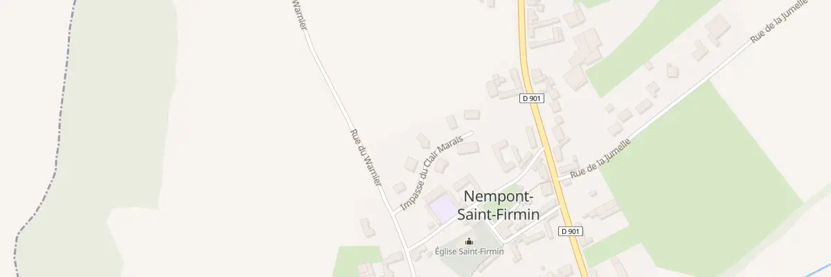 Plan du 4 Imp du Clair Marais à Nempont-Saint-Firmin