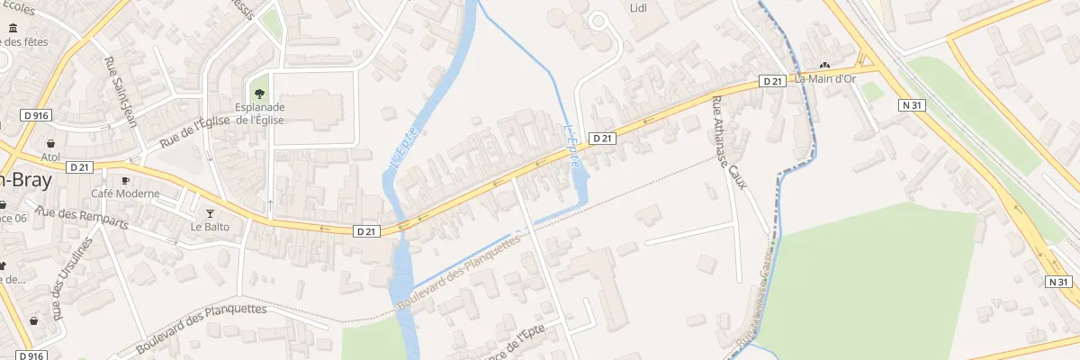 Plan du 94 Rue de Ferrières à Gournay-en-Bray