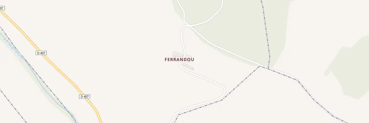 Plan du 20 Ferrandou à Marquein