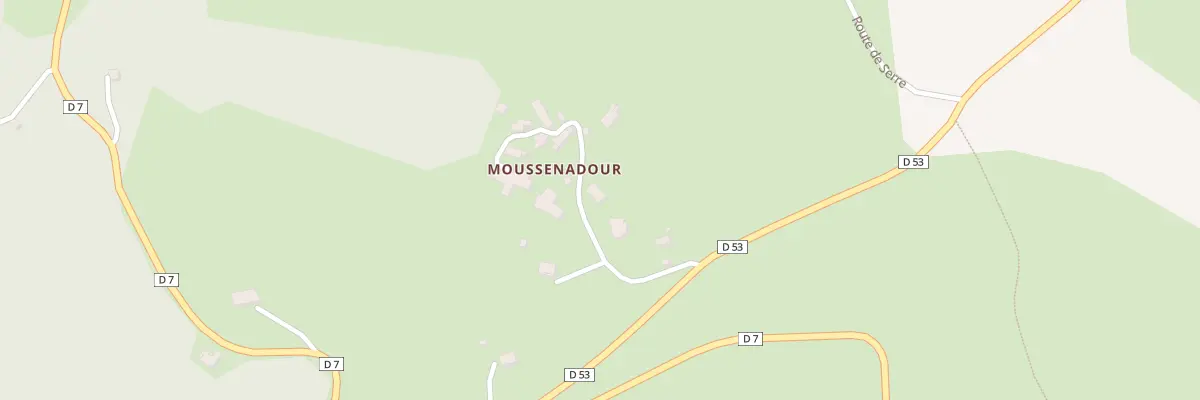 Plan du 160 Rte de Moussenadour Haut à Naves
