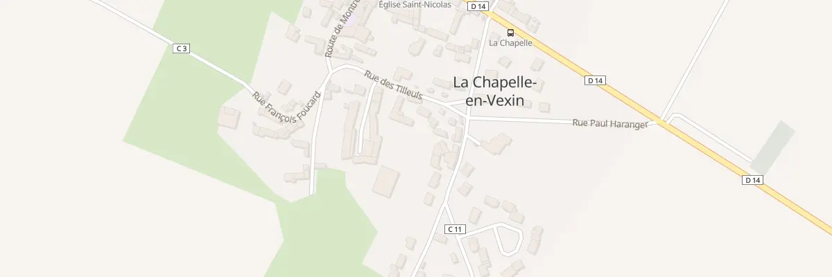 Plan du 6 Rue des Tilleuls à La Chapelle-en-Vexin