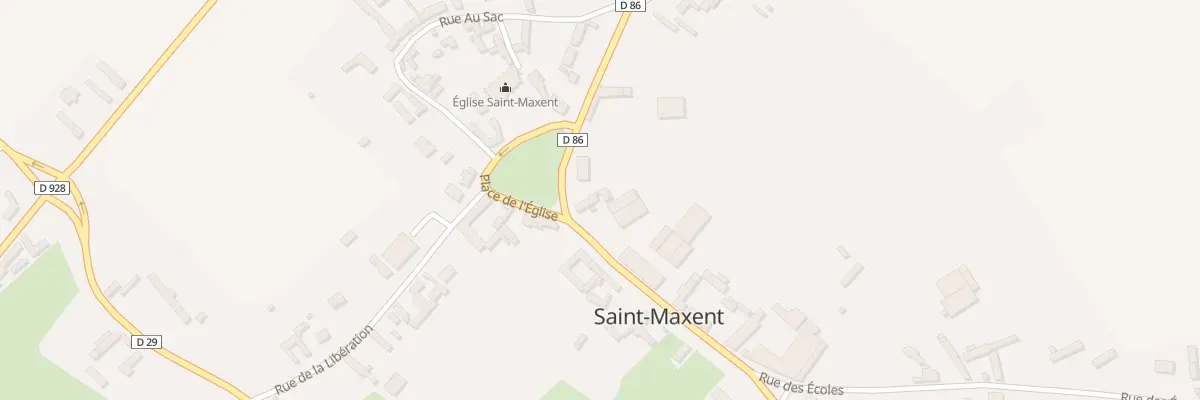 Plan du 6 Pl de l’Eglise à Saint-Maxent