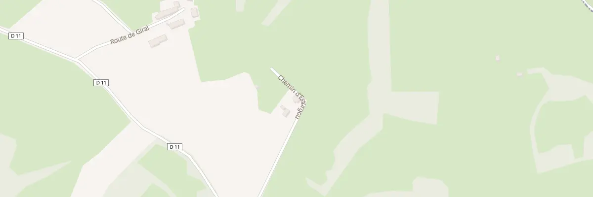 Plan du 228 Che d’’Esturgou’ à Miers