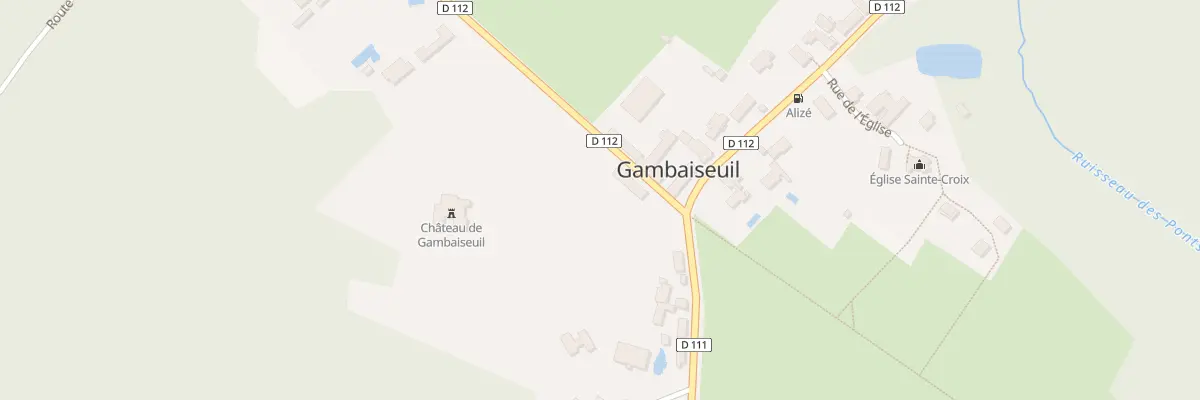 Plan du 1 Rte de Gambais à Gambaiseuil