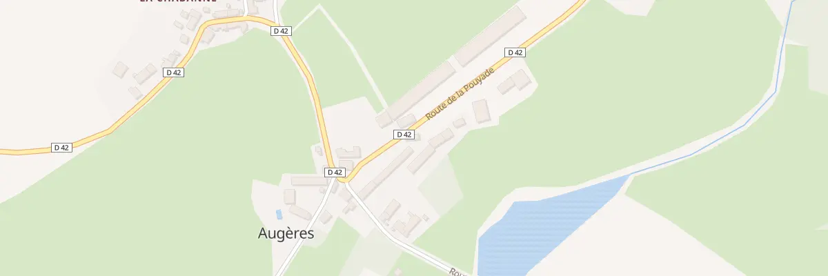 Plan du 2 Rte de la Pouyade à Janaillat