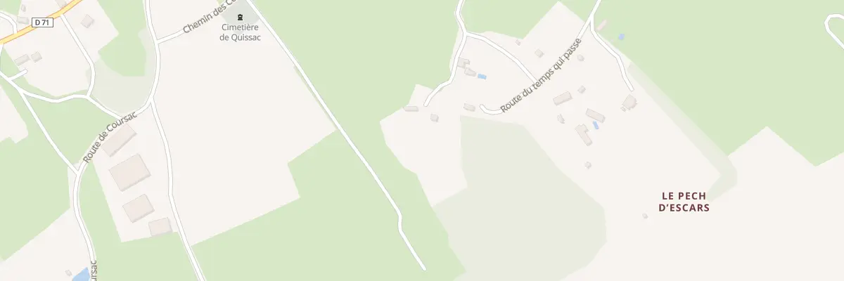 Plan du 5109 Pech d’Escars à Quissac-en-Quercy
