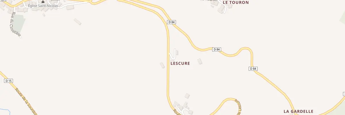 Plan du 5031 A Lescure à Sérilhac