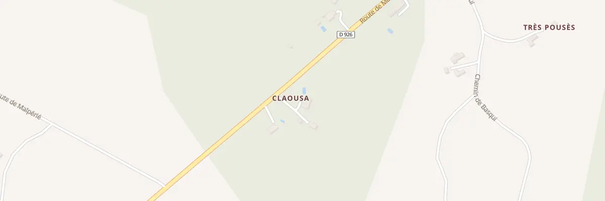 Plan du 5791B Claousas à Caylus