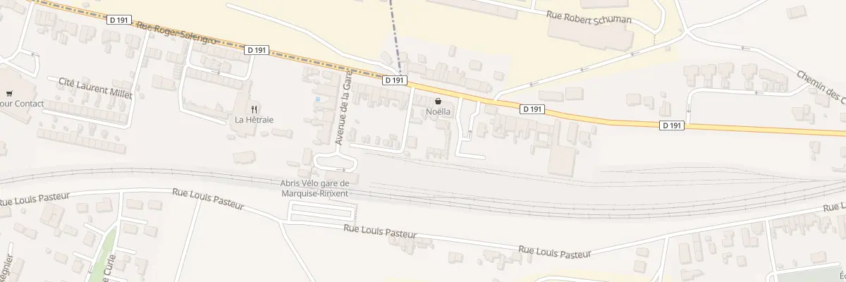 Plan du 45 Rue Roger Salengro à Rinxent