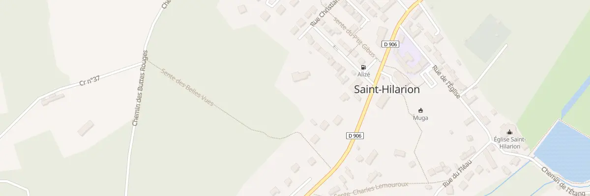 Plan du 50 Rte de Rambouillet à Saint-Hilarion