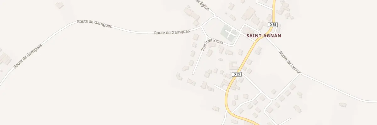 Plan du 11 Lot Préfrancou à Saint-Agnan