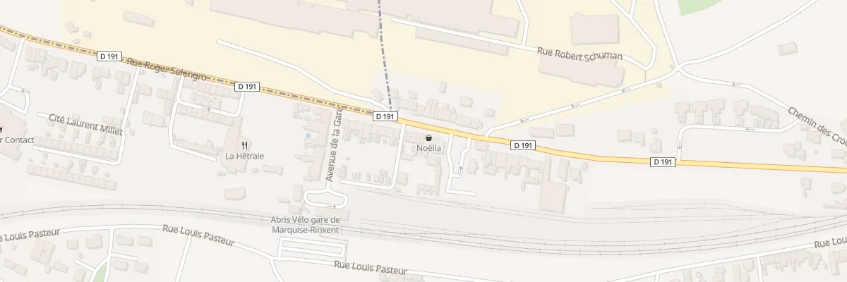 Plan du 43 Rue Roger Salengro à Rinxent