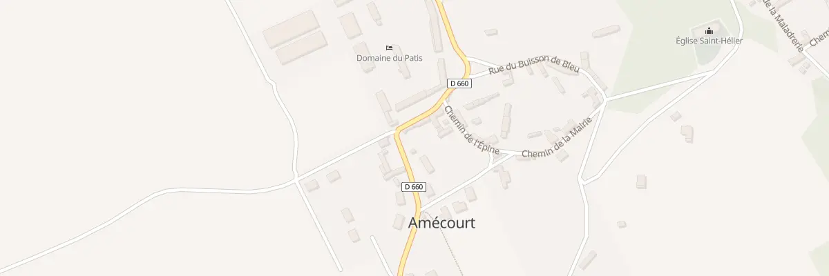 Plan du 19 Amecourt à Amécourt