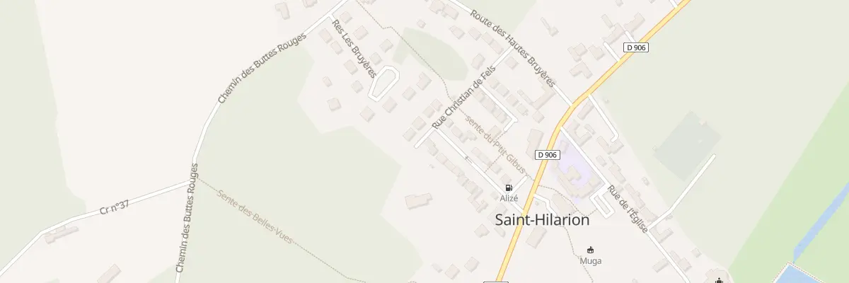 Plan du 13 Rue de la Guéville à Saint-Hilarion
