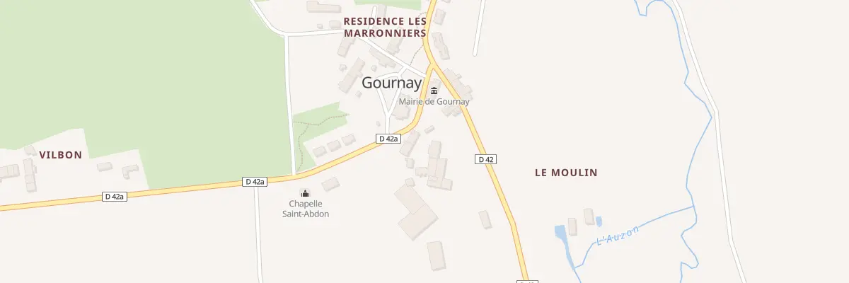 Plan du 5 Rue de la Chapelle à Gournay
