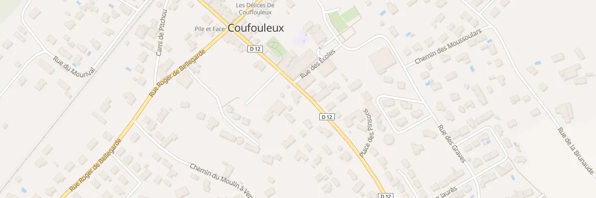 Plan du 52 Av Jean Berenguier à Coufouleux