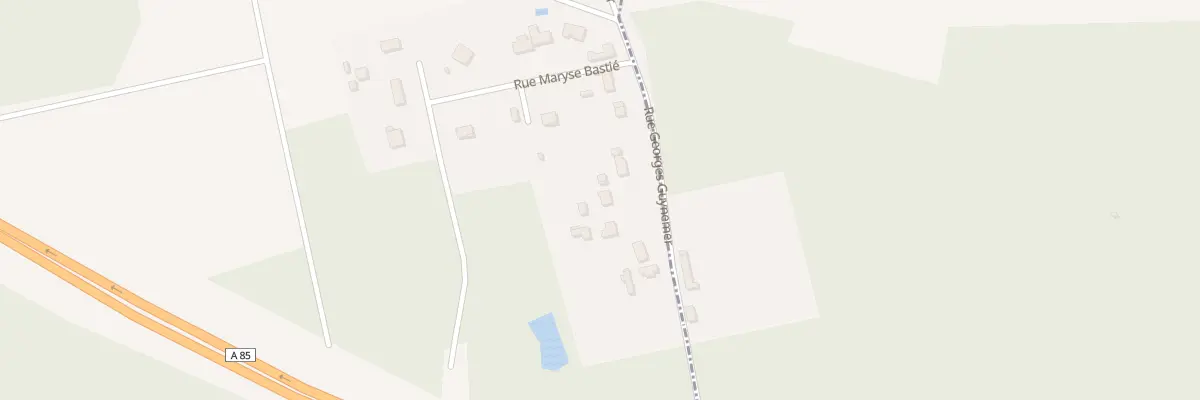 Plan du 2055 Rue Georges Guynemer à Pruniers-en-Sologne