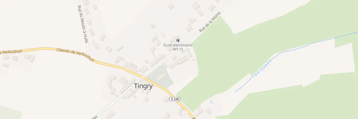 Plan du 90 Rue de la Mairie à Tingry