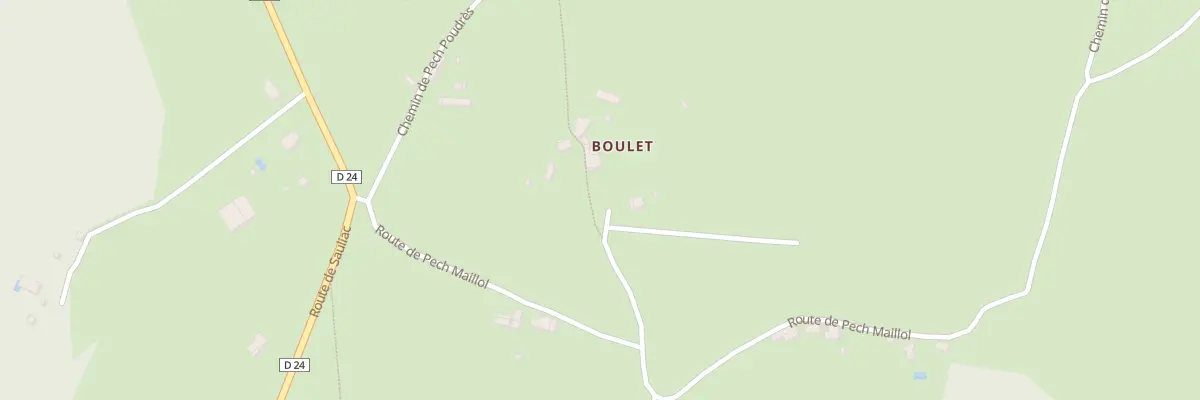 Plan du 5317F Boulet à Saint-Martin-Labouval