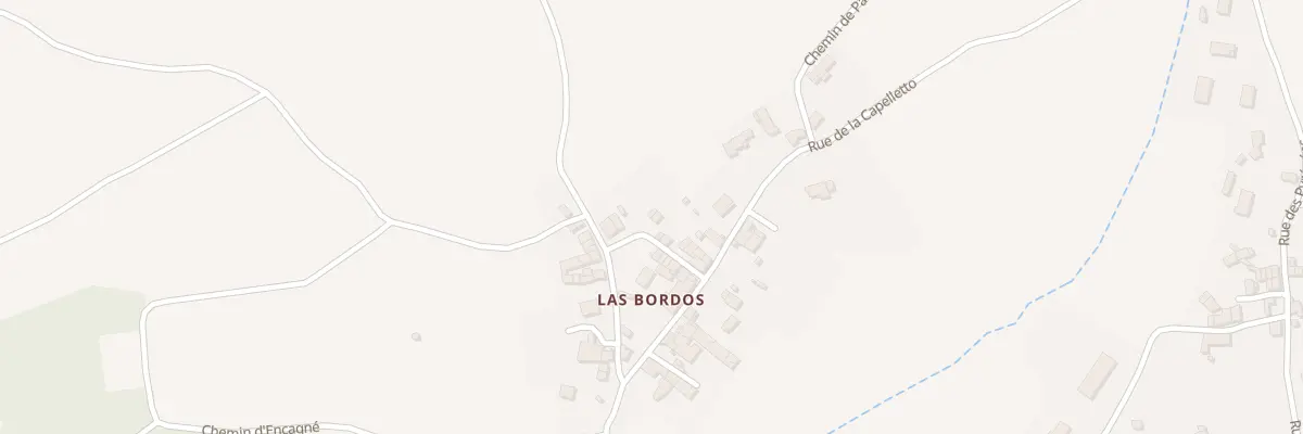 Plan du 35 Las Bordos à Arvigna