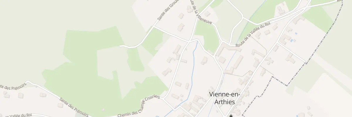 Plan du 10 Che des Champs Crosniers à Vienne-en-Arthies