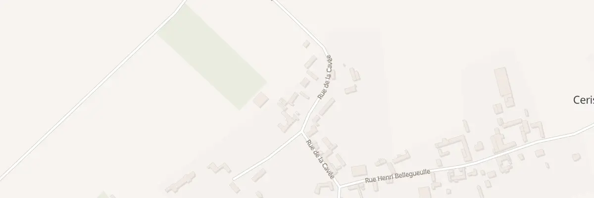 Plan du 9 Rue de la Cavée à Cerisy-Buleux