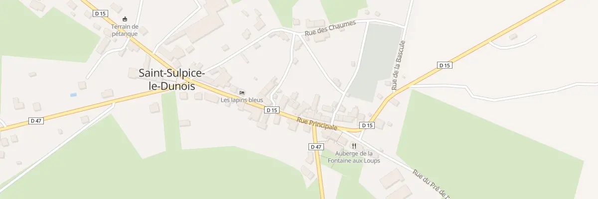 Plan du 24 Rue Principale à Saint-Sulpice-le-Dunois