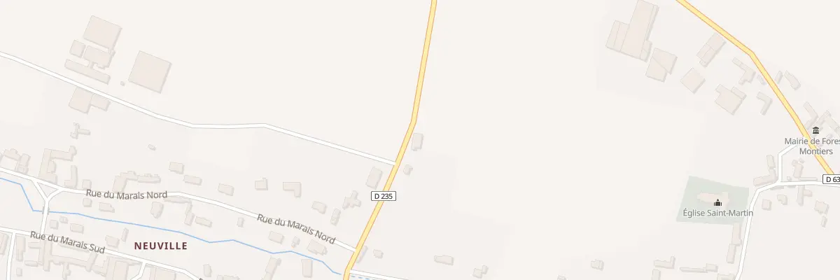 Plan du 1 Rte de Ponthoile à Forest-Montiers