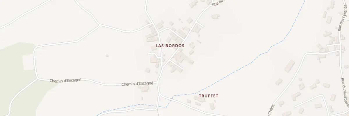 Plan du 47 Las Bordos à Arvigna
