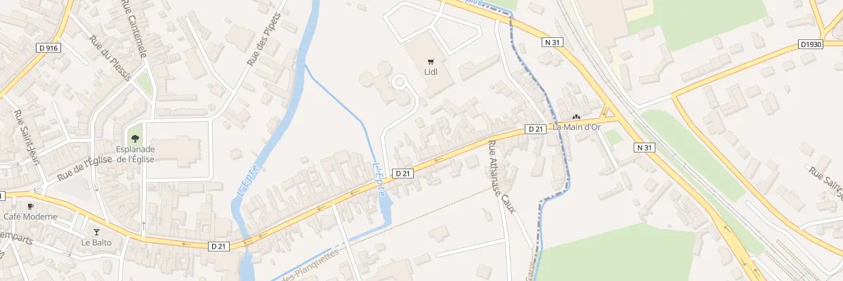 Plan du 121 Rue de Ferrières à Gournay-en-Bray