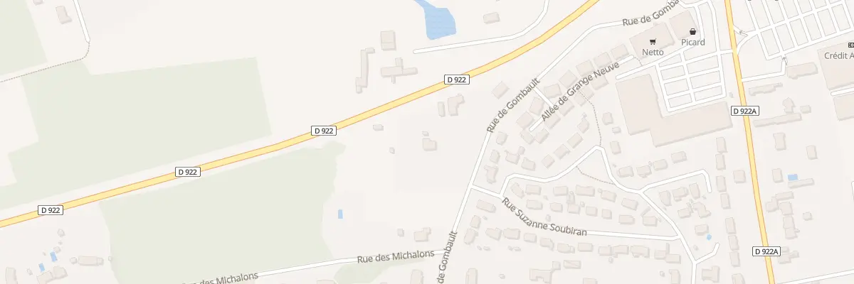 Plan du 9013 Rue de Gombault à Suèvres