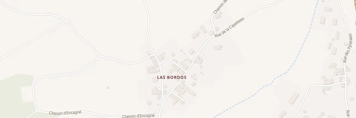 Plan du 75 Las Bordos à Arvigna