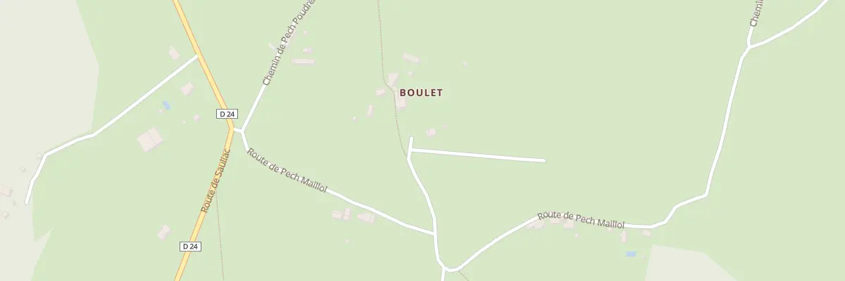 Plan du 5287F Boulet à Saint-Martin-Labouval