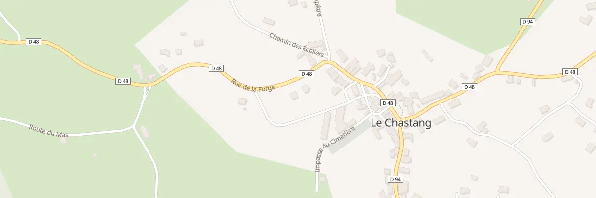 Plan du 13 Rue de la Forge au Chastang