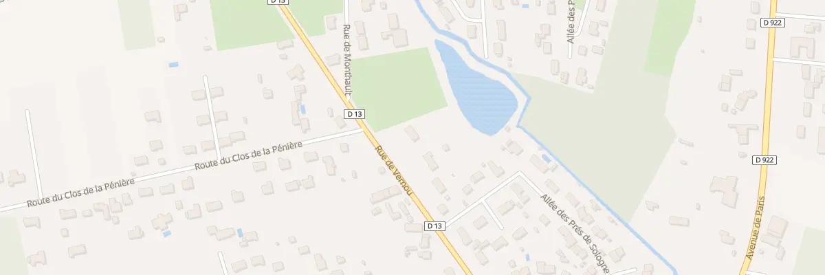Plan du 650 Rue de Vernou à Romorantin-Lanthenay