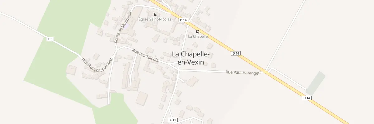 Plan du 1 Rue Paul Haranger à La Chapelle-en-Vexin