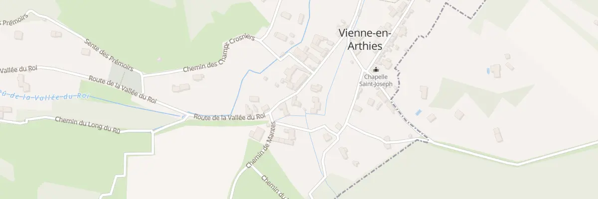 Plan du 50 Rte de la Vallee du Roy à Vienne-en-Arthies