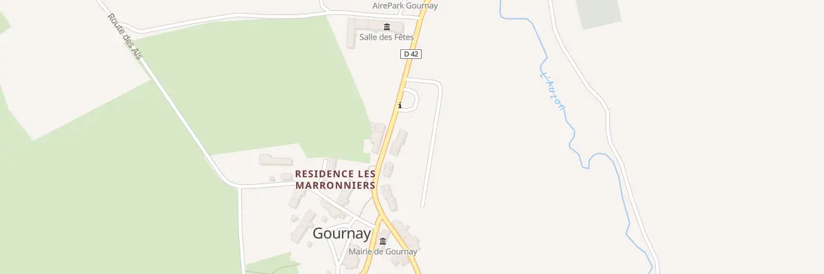 Plan du 10 Rue de l’Auzon à Gournay