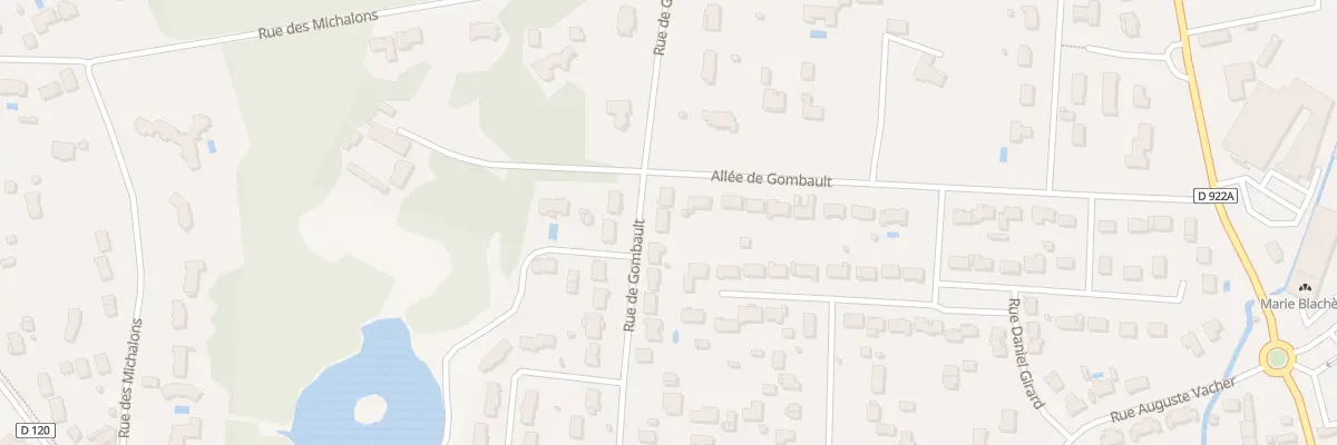 Plan du 77 Rue de Gombault à Romorantin-Lanthenay
