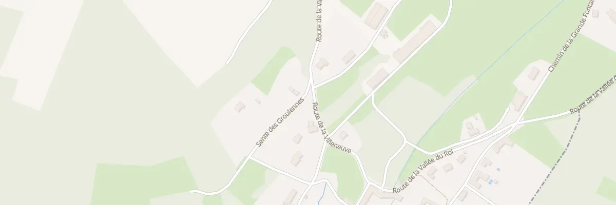 Plan du 1 Rte de Villeneuve à Vienne-en-Arthies