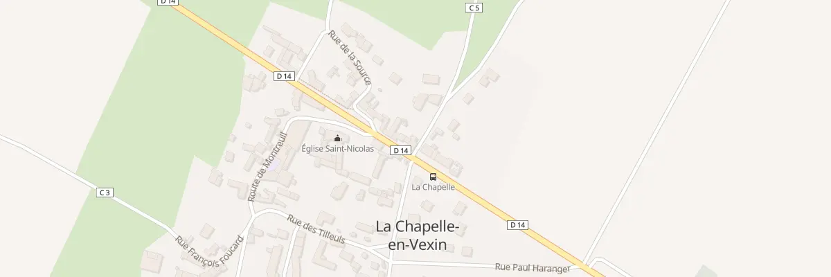 Plan du 1 Rue de Parnes à La Chapelle-en-Vexin