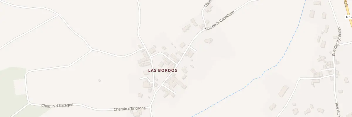 Plan du 80 Las Bordos à Arvigna