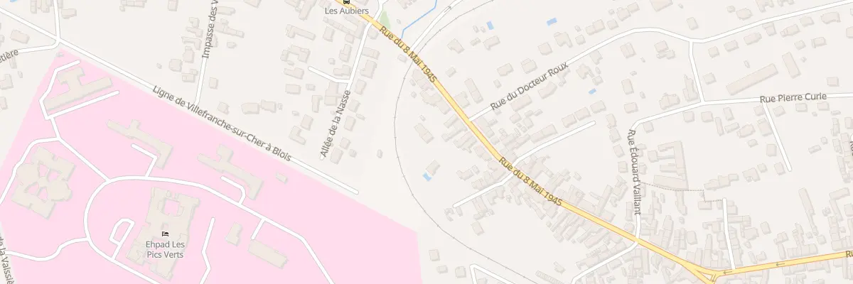 Plan du 221A Rue du Huit Mai à Romorantin-Lanthenay