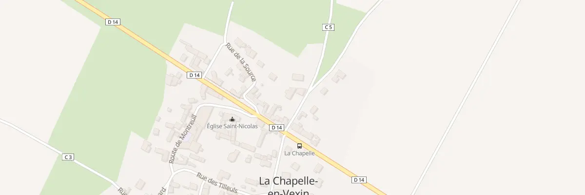 Plan du 7 Rue de Parnes à La Chapelle-en-Vexin