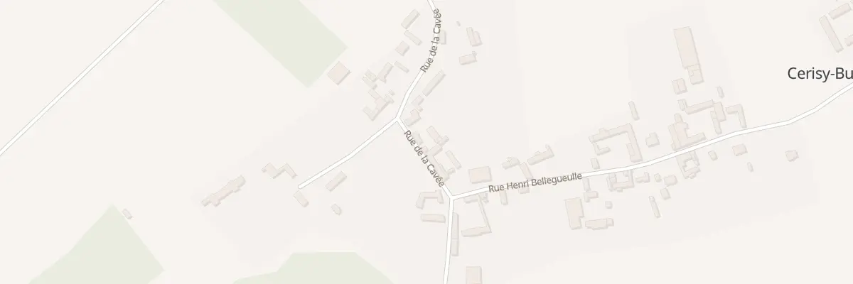 Plan du 4 Rue de la Cavée à Cerisy-Buleux