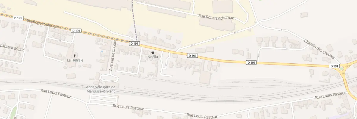Plan du 29 Rue Roger Salengro à Rinxent