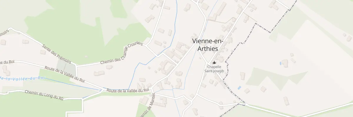 Plan du 51 Rte de la Vallee du Roy à Vienne-en-Arthies