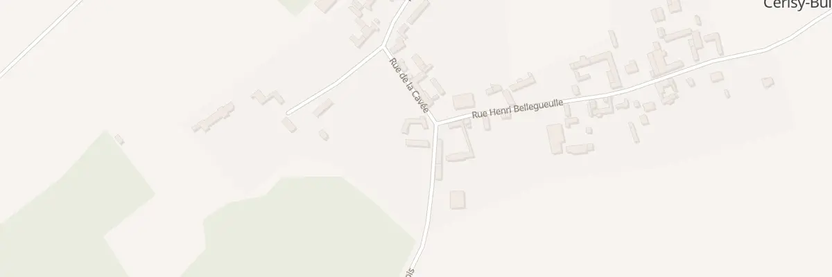 Plan du 2 Rue du Bois à Cerisy-Buleux
