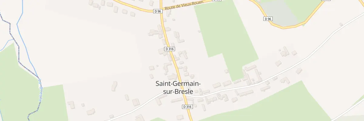 Plan du 5044 Che Departemental 316 à Saint-Germain-sur-Bresle