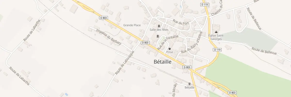Plan du 5026 Le Bourg à Bétaille